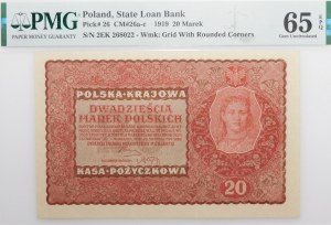20 Polish marks 1919 - II Ser. EK