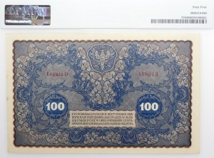 100 Polish marks 1919 - I Ser. D - single letter series