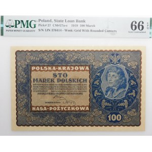 100 marek polskich 1919 - IJ SERJA N