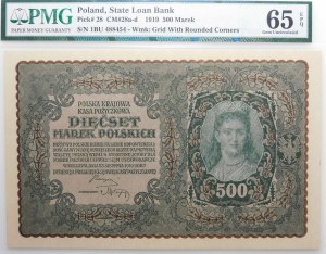 500 Polish marks 1919 - 1st Ser. BU