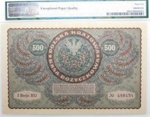 500 Polish marks 1919 - 1st Ser. BU