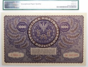 1000 Polish marks 1919 - 1st Ser. A - first series