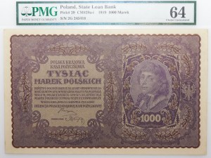 1000 Polish marks 1919 - II Ser. G