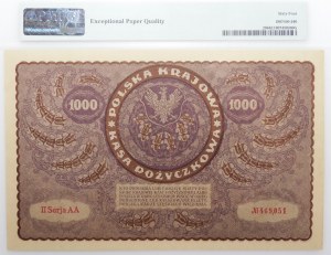 1000 Polish marks 1919 - II Ser. AA - first series of the variety