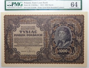 1000 Polish marks 1919 - III Ser. AX