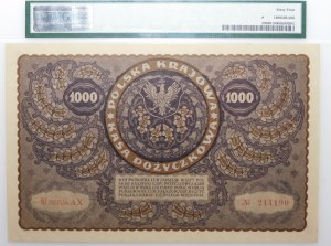 1000 Polish marks 1919 - III Ser. AX