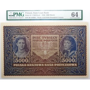 5000 marek polskich 1920 - II Ser. B