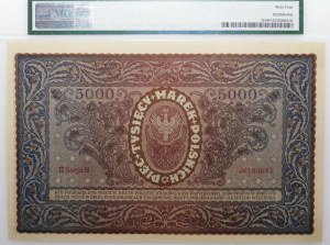 5000 Polish marks 1920 - II Ser. B