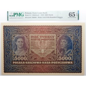 5000 marek polskich 1920 - II Ser. AN