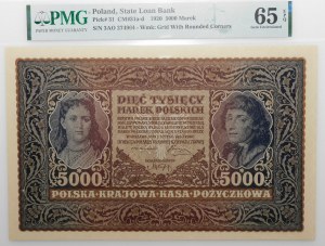 5000 Polish marks 1920 - III Ser. AO