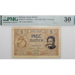 5 złotych 1919 - ser. S. 18. B.