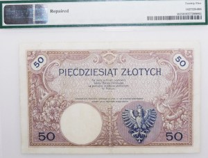 50 zloty 1919 - ser. A.3 - single letter series - RARE