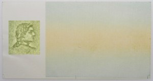 10 gold 1928 - color sample - iris subprint of the obverse