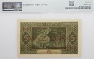 5 zloty 1926 state ticket - MODEL - BEAUTIFUL