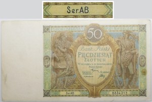 50 zloty 1925 - ser. AB.