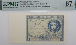 5 gold 1930 - ser. BH.