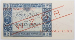 5 gold 1930 - ser. N. 0000000 - DESIGN - BEAUTIFUL