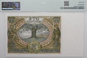 100 gold 1934 - ser. BM. - additional watermark +X+