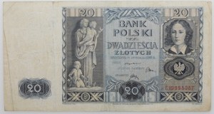 20 gold 1936 - ser. CH - high number