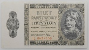 1 zloty 1938 - ser. IL