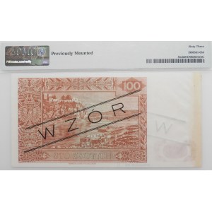 100 złotych 1939 - ser. A - WZÓR - SPECIMEN No 6