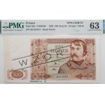 100 złotych 1939 - ser. A - WZÓR - SPECIMEN No 6