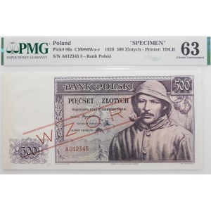 100 złotych 1939 - ser. A - WZÓR