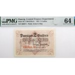 Gdańsk - 2 guldeny 1 LISTOPAD 1923 - UNIKAT w tym stanie