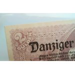 Gdańsk - 2 guldeny 1 LISTOPAD 1923 - UNIKAT w tym stanie