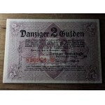 Gdańsk - 2 guldeny 1 LISTOPAD 1923 - UNIKAT w tym stanie