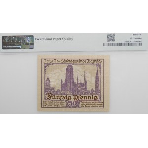 Gdańsk - 50 fenigów 1919 - fioletowy