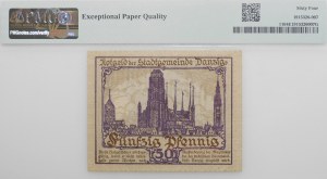 Danzig - 50 fenig 1919 - purple