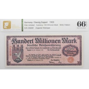 Sopot - 100 milionów marek 1923