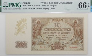 10 gold 1940 - ser. L.