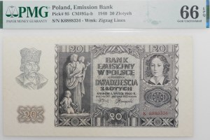20 gold 1940 - ser. K
