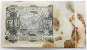 Bank parcel 500 zloty 1940 - ser. A - 20 pieces - consecutive no.