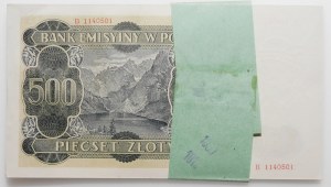 Bank parcel 500 gold 1940 - ser. B - 20 pieces