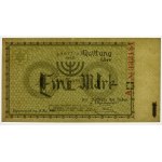 1 marka 1940 getto łódzkie - ser. A num. 6-cyfrowa - Nr 33XXXX