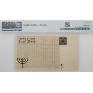 5 marek 1940 getto łódzkie - papier standardowy - Nr 83XXXX