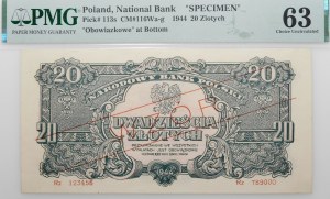 20 gold 1944 - MODEL - ser. Rz