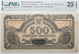 500 gold 1944 -owe - ser. BM