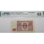 1 złoty 1946 - AKCEPT DO ZBIORU KLISZ - SPECIMEN