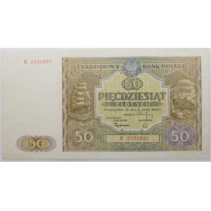 50 złotych 1946 - ser. E
