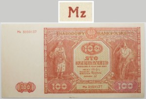 100 gold 1846 - ser. Mz - replacement series - BEAUTIFUL