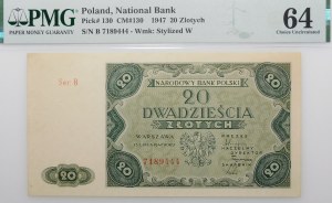 20 gold 1947 - ser. B