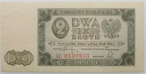 2 gold 1948 - ser. AŁ