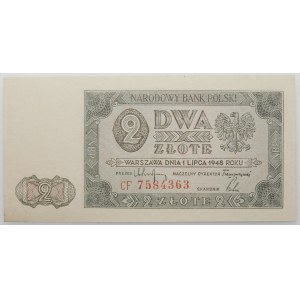 2 złote 1948 - ser. CF
