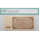 5 złotych 1948 - ser. A 0000000 - AKCEPT - RZADKI