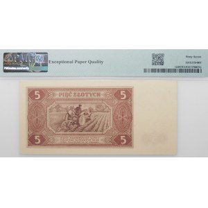 5 złotych 1948 - ser. AC