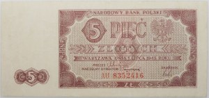 5 gold 1948 - ser. AU